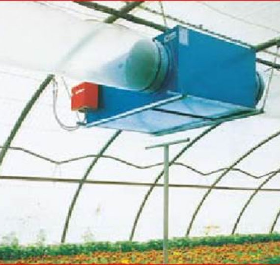 Générateur d’air chaud au sol ou suspendu à gaz ou fuel