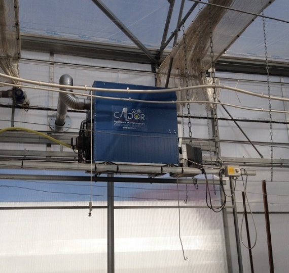 Fourniture et installation de générateurs d’air chaud hélicoïde dans un centre de recherches